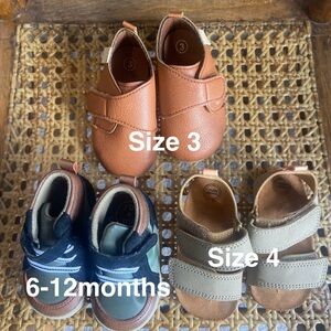 Lot of Infant shoes- 6-12 months- Size 3- Size 4